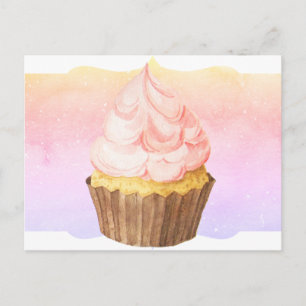 Cartão postal Solo do cupcake