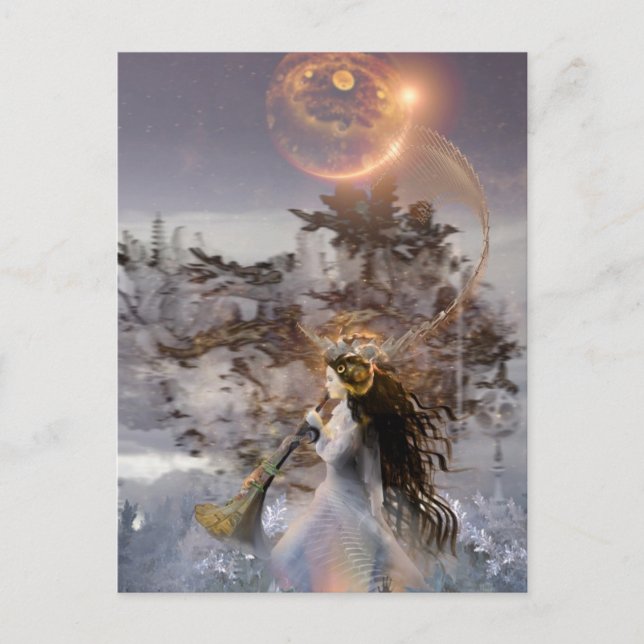 Cartão Postal solstício de inverno (Frente)