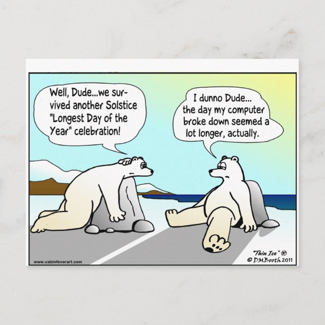 Cartão Postal Solstício de Verão (Frente)