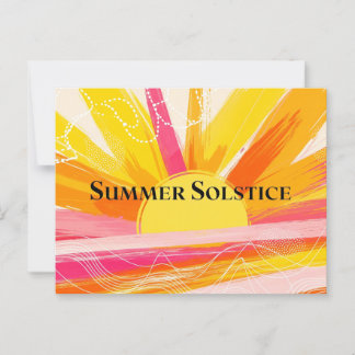 Cartão Postal Solstício de Verão