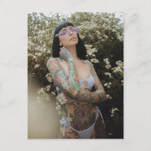 Cartão Postal Solte a sua imaginação! Foto da Tatuooooy Bikini
