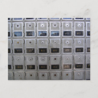 Cartão Postal Solte-Me Uma Placa De Posto De Linha