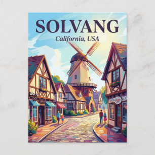 Cartão Postal Solvang, Califórnia EUA