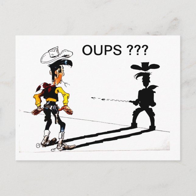 Cartão Postal sombra rápida... (Frente)