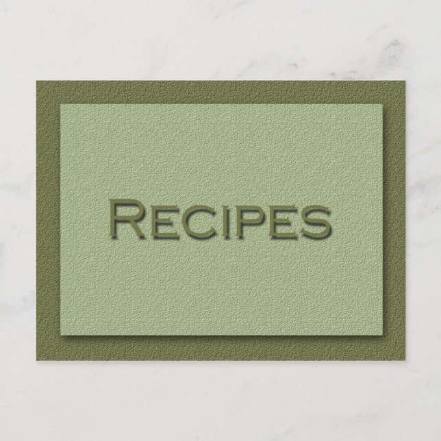 Cartão Postal Sombras da placa de receita verde (Frente)
