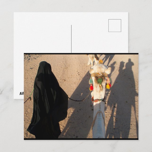 Cartão Postal Sombras do Deserto (Frente/Verso)