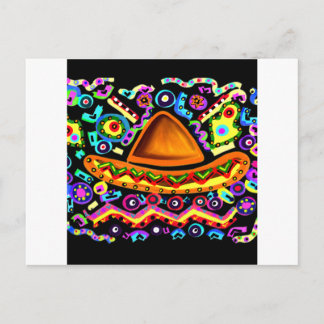 Cartão Postal Sombrero mexicano