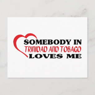 Cartão Postal Somebody in Trinidad and Tobago Loves Me