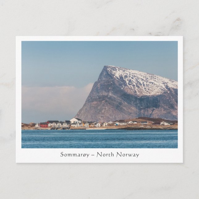 Cartão Postal Sommaroy Noruega (Frente)