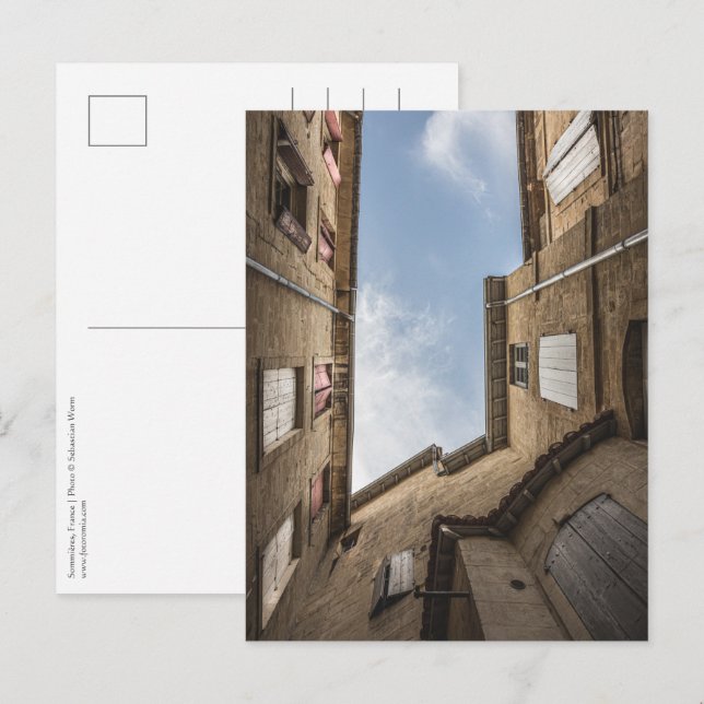 Cartão Postal Sommieres France (Frente/Verso)