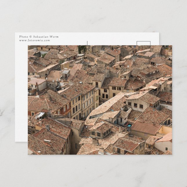 Cartão Postal Sommieres France (Frente/Verso)