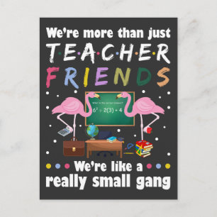 Cartão Postal somos mais do que amigos professores , camiseta Fl