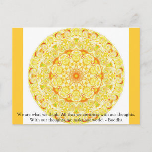 Cartão Postal Somos o que pensamos. Tudo o que somos surge......