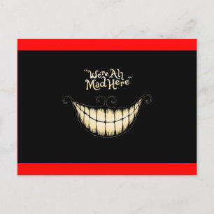 Cartão Postal Somos todos meio loucos Estamos todos um pouco lou