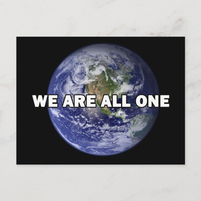 Cartão Postal Somos Todos Um (Frente)