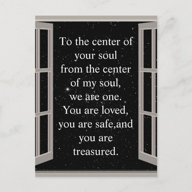 Cartão Postal Somos Um (Frente)