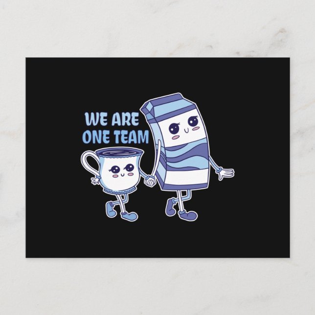 Cartão Postal Somos uma Equipe (Frente)