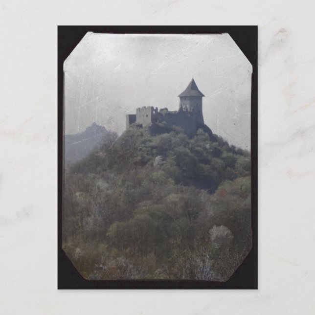 Cartão Postal Šomoška Castle (Frente)