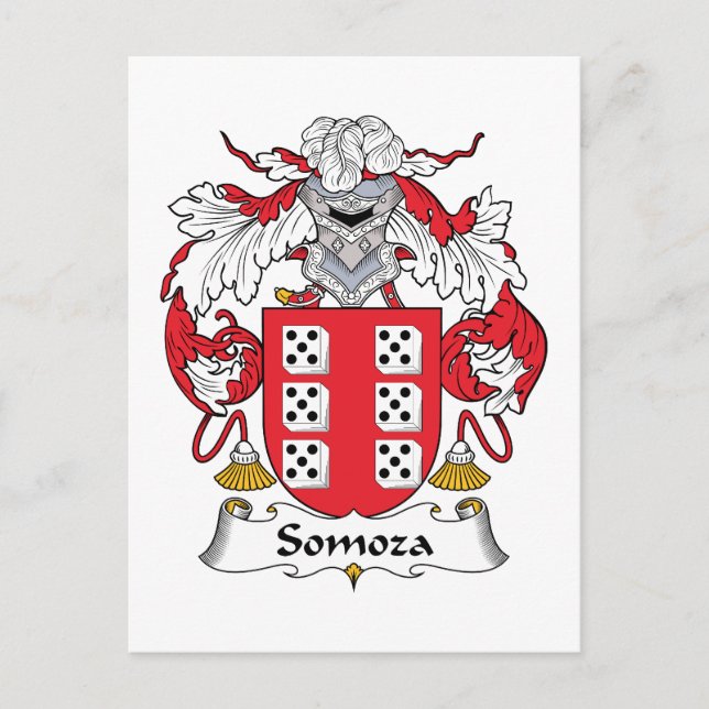 Cartão Postal Somoza Family Crest (Frente)