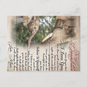 Cartão Postal Son To My Mom Present   Cute Gift for Family