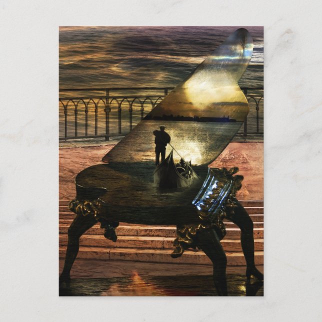 Cartão Postal Sonata de Gondolier (Frente)