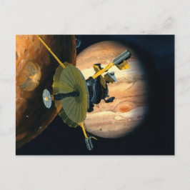 Cartão Postal Sonda Júpiter e Lo Galileo