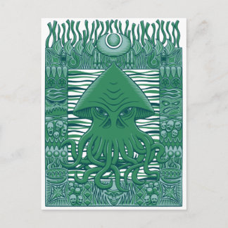 Cartão Postal Sonhador nas Profundezas