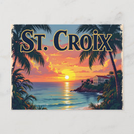 Cartão Postal Sonhando com St Croix