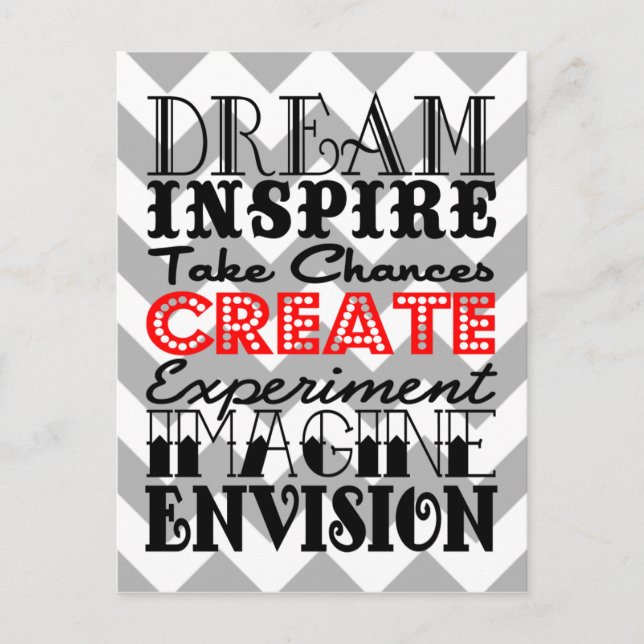 Cartão Postal sonho (Frente)