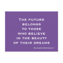 Sonho, Acredite, Motivacional Roxo e Branco