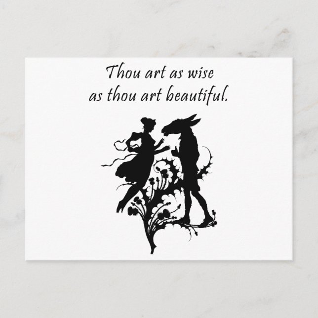 Cartão Postal Sonho da Noite de Verão (Frente)