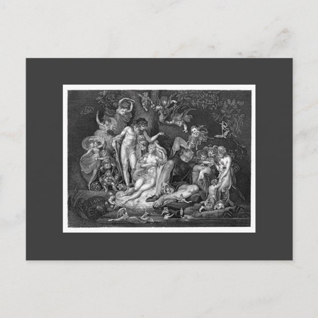 Cartão Postal Sonho da Noite de Verão (Frente)