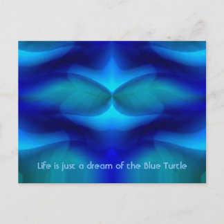 Cartão Postal Sonho da Tartaruga Azul