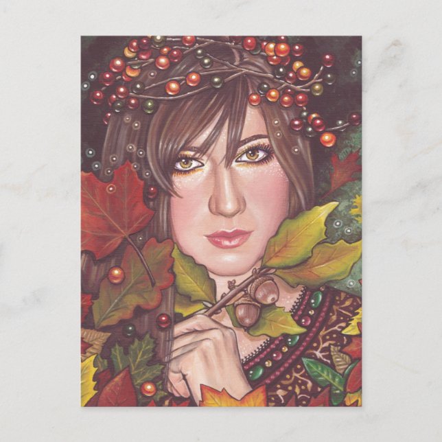 Cartão Postal Sonho de outono (Frente)