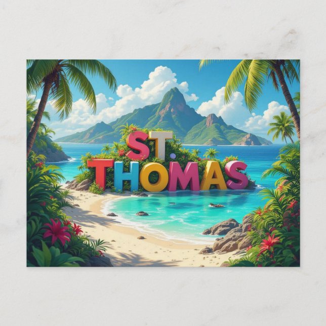 Cartão Postal Sonho de São Tomás (Frente)
