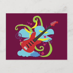 Cartão Postal Sonho de Solo de Guitarra