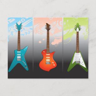 Cartão Postal Sonho dos Amantes de Guitarra Elétrica