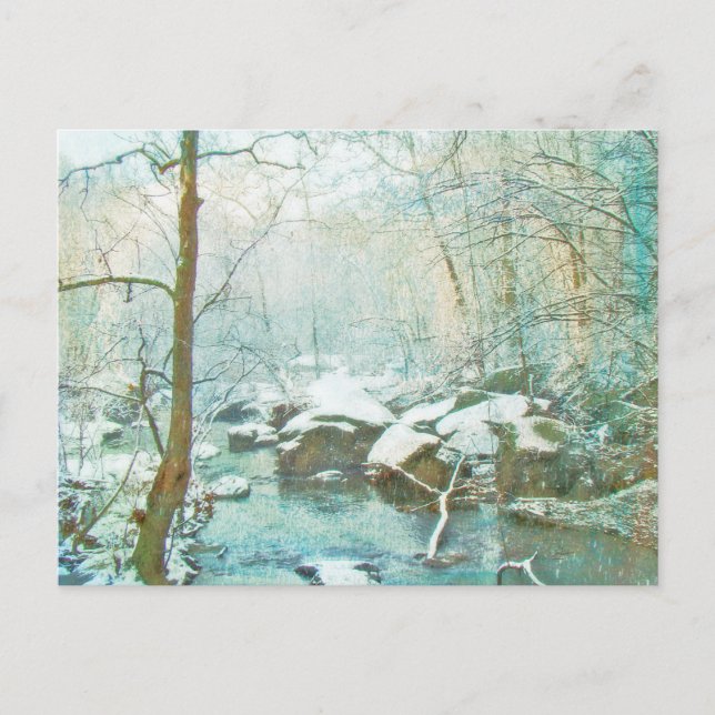 Cartão Postal Sonho noturno de Médio-inverno (Frente)