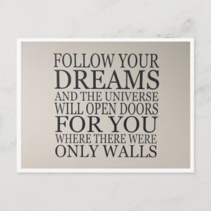 Cartão Postal sonhos