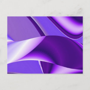 Cartão Postal Sonhos de Arco-Íris de Flor Roxo