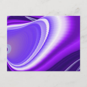 Cartão Postal Sonhos de Arco-Íris de Flor Roxo