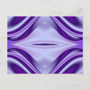 Cartão Postal Sonhos de Arco-Íris de Flor Roxo