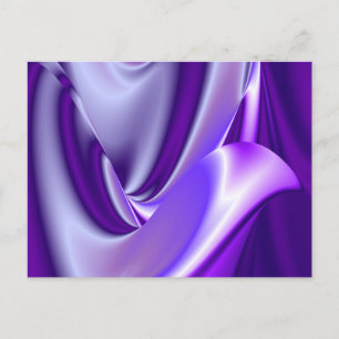 Cartão Postal Sonhos de Arco-Íris de Flor Roxo