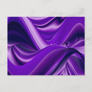 Cartão Postal Sonhos de Arco-Íris de Flor Roxo