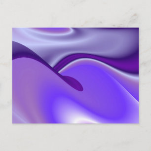 Cartão Postal Sonhos de Arco-Íris de Flor Roxo