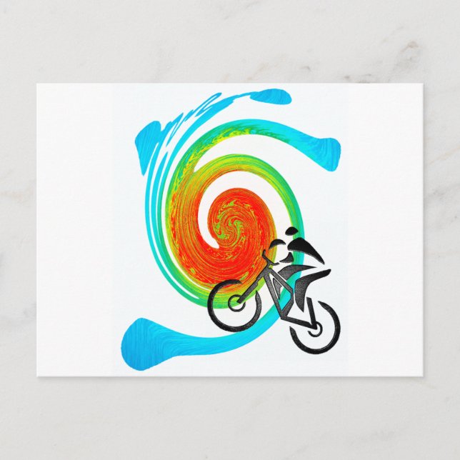 Cartão Postal sonhos de bike utah (Frente)