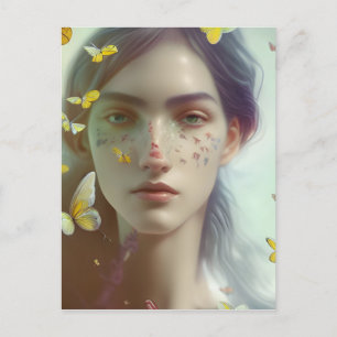 Cartão Postal Sonhos de Borboleta