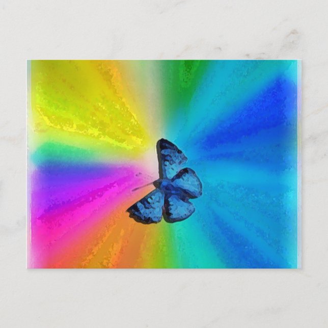 Cartão Postal sonhos de borboletas (Frente)
