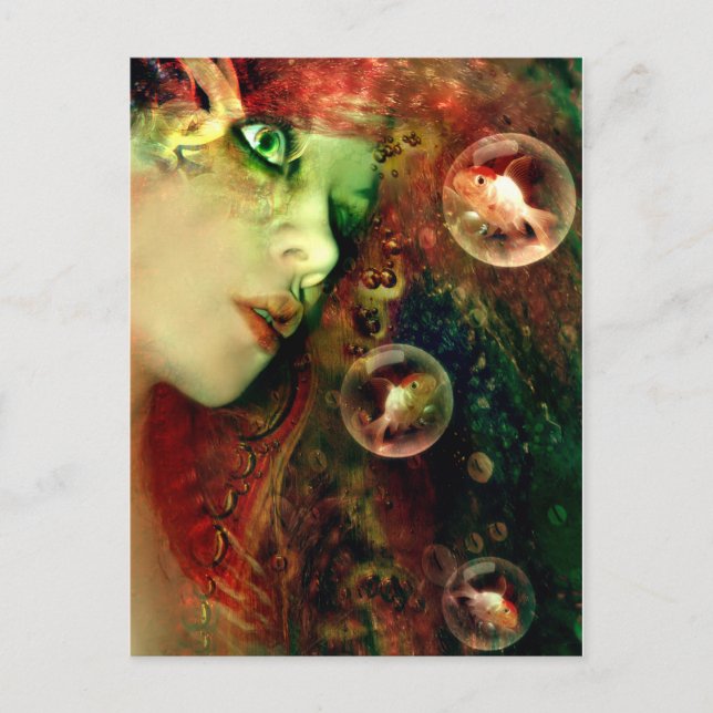 Cartão Postal Sonhos de Profundidade (Frente)