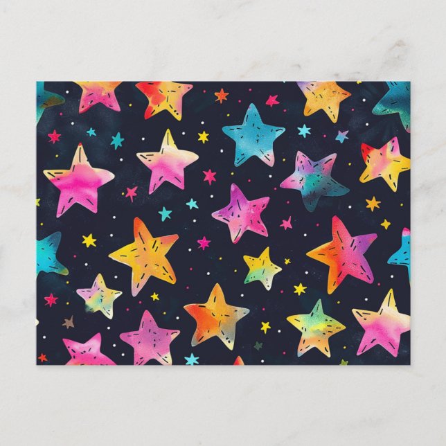 Cartão Postal Sonhos de Starburst (Frente)